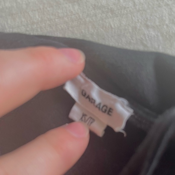 Garage Black Fit & Flare Dress with Cutouts - Picture 7 of 7